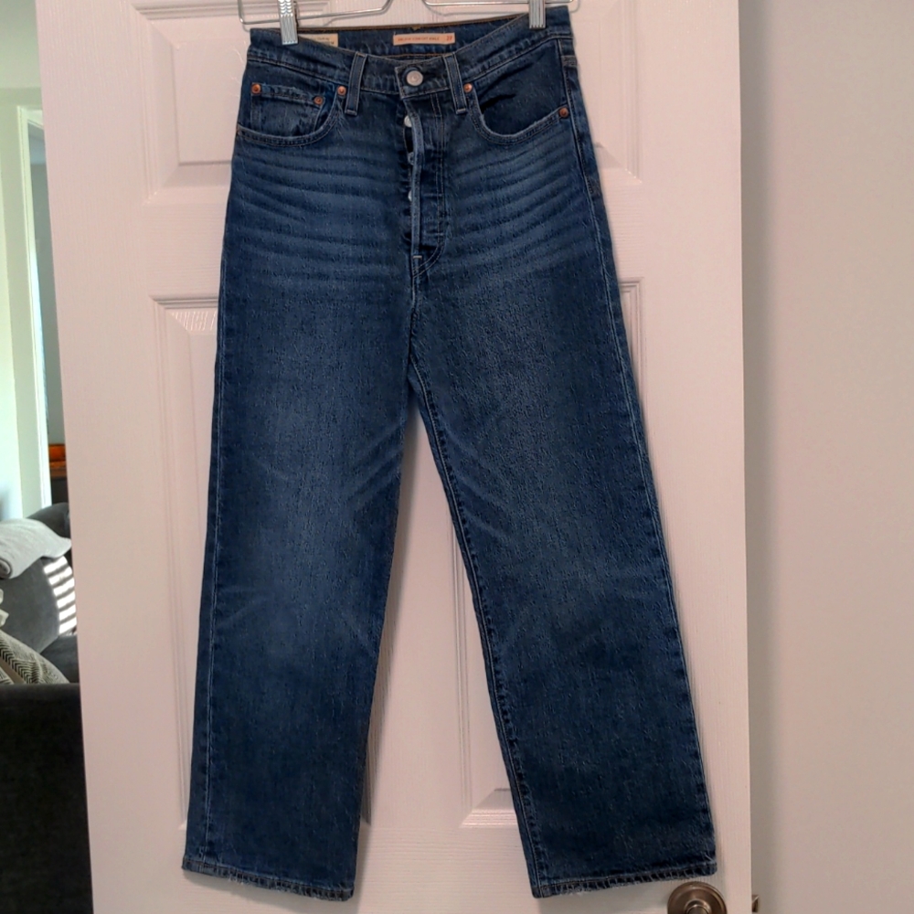 Levi's Ribcage Straight Ankle Valley View Jeans